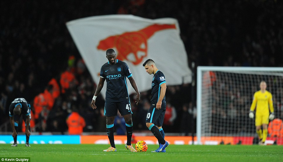  阿森纳终结曼城三十场主场不败神话  